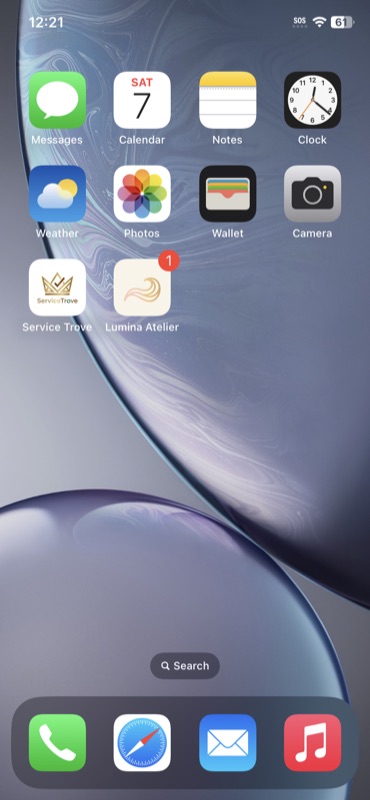 Booking app preview